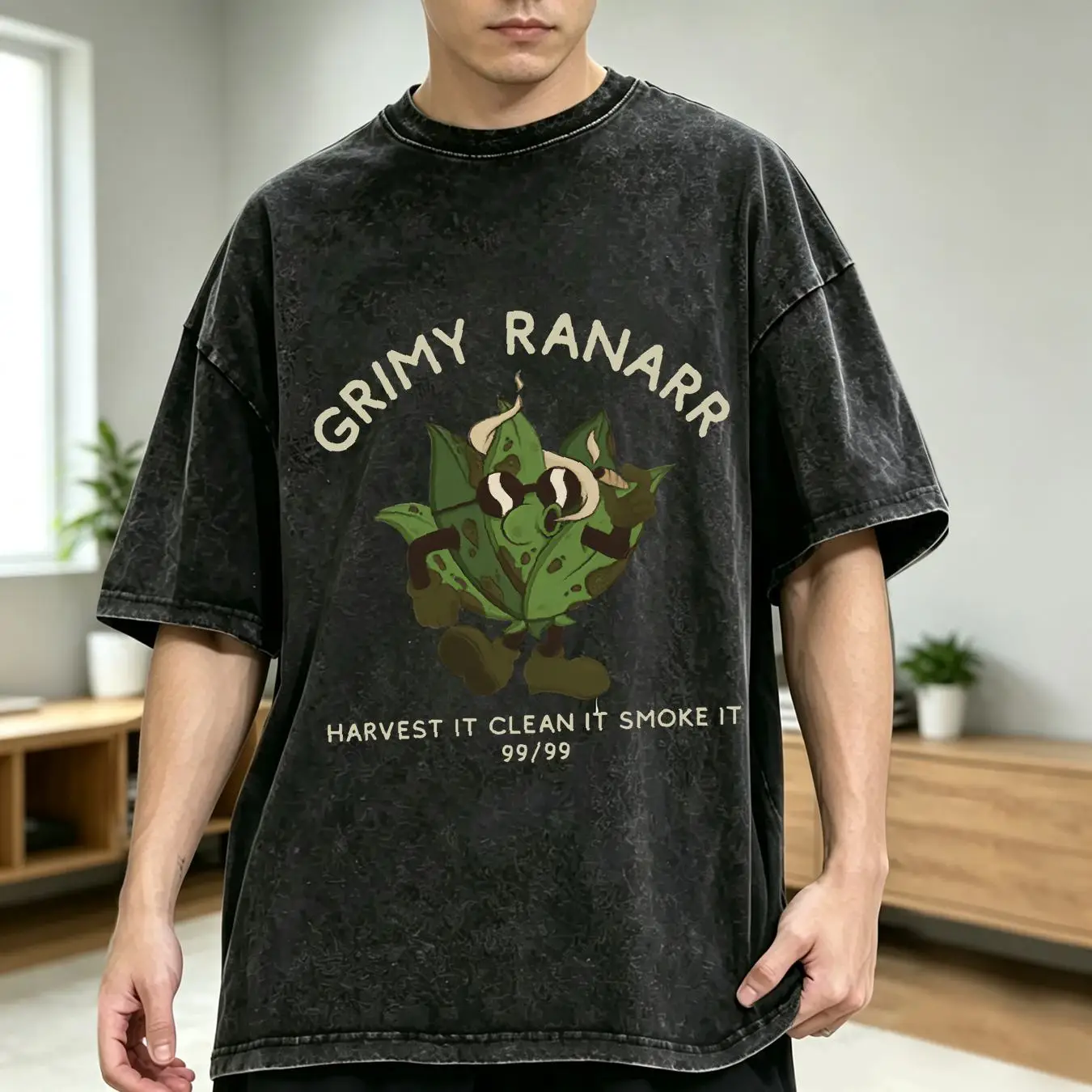 Yıkanmış T Shirt Grimy Ranarr  - Retro Gaming T Shirt incelemesi ve fiyatı