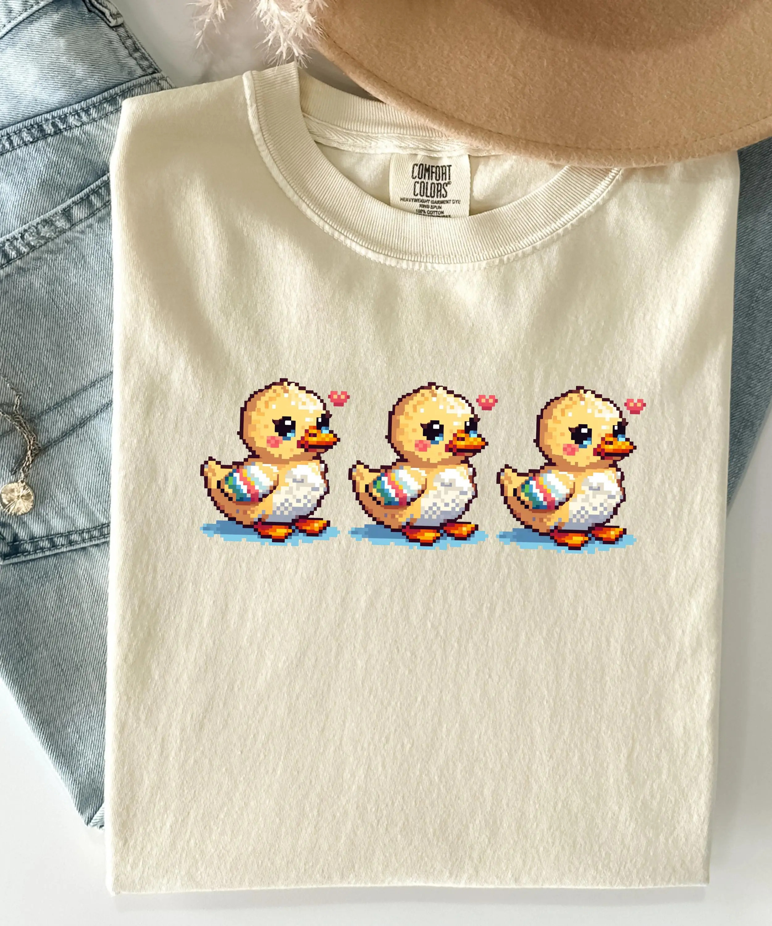 Piksel Sevimli Ördekler Tişört - Retro Gaming T Shirt incelemesi ve fiyatı