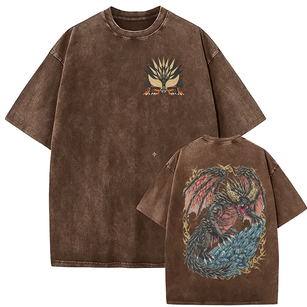 Vintage Yıkamalı Monster Hunte - Retro Gaming T Shirt incelemesi ve fiyatı