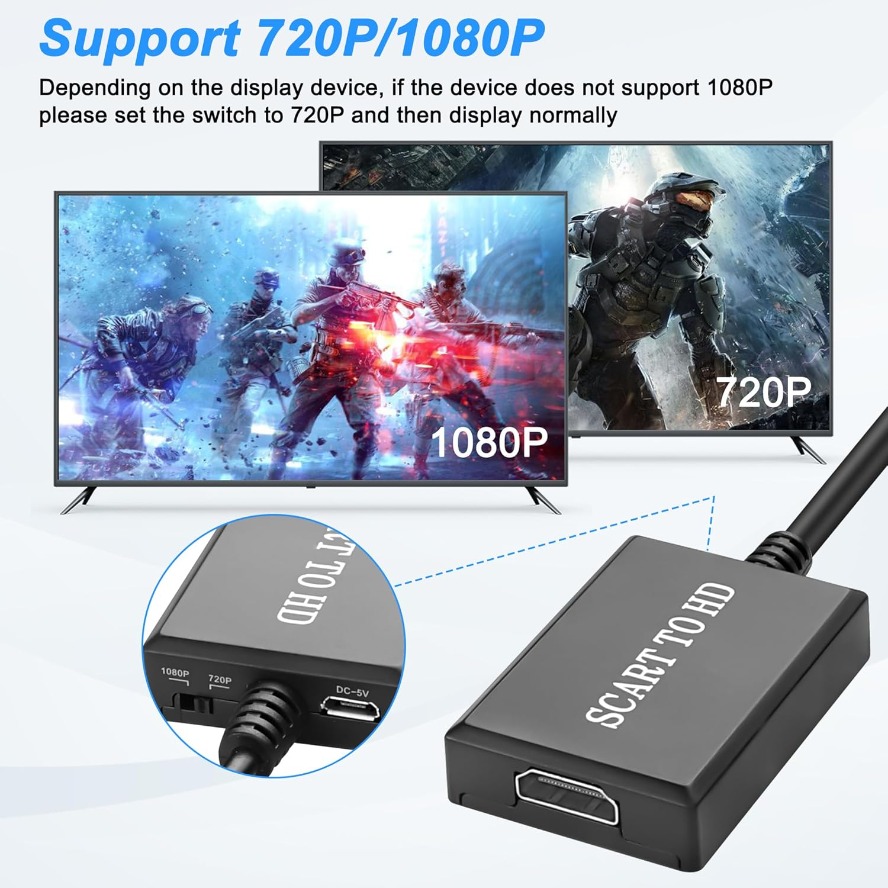 SCART HDMI uyumlu Video Ses Lü - Scart To Hdmi incelemesi ve fiyatı