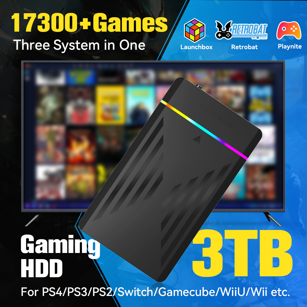 3 TB Taşınabilir Oyun HDD Laun - Retro Gaming N64 incelemesi ve fiyatı